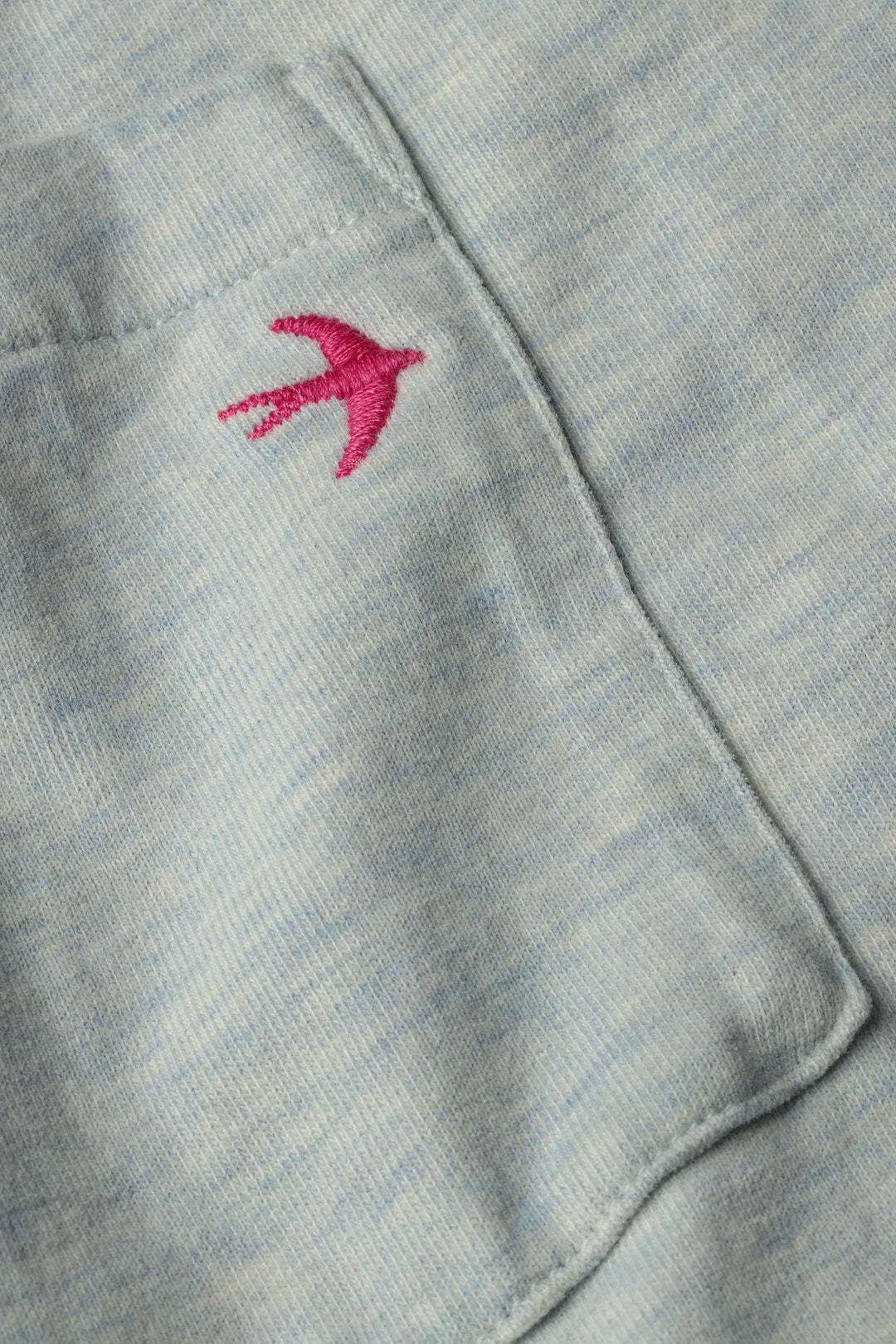 Ringspun Pocket Tee | Ice Blue Heather