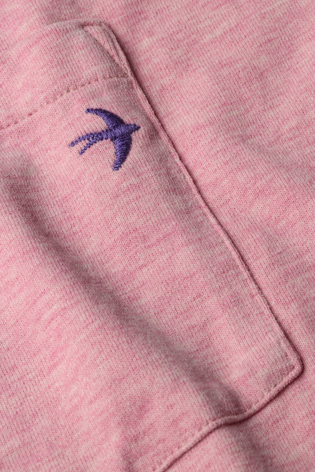 Ringspun Pocket Tee | Pink Heather