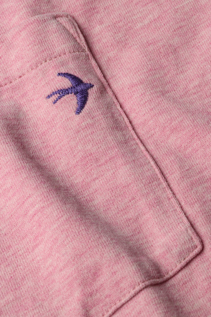 Ringspun Pocket Tee | Pink Heather