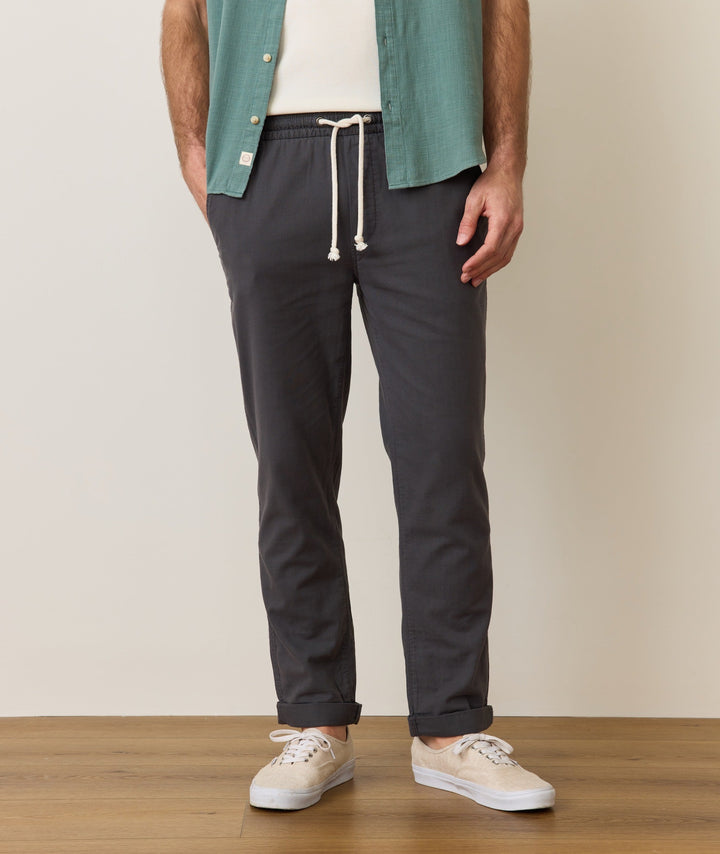 Saturday Stretch Beach Slim Straight Pant | Faded Black