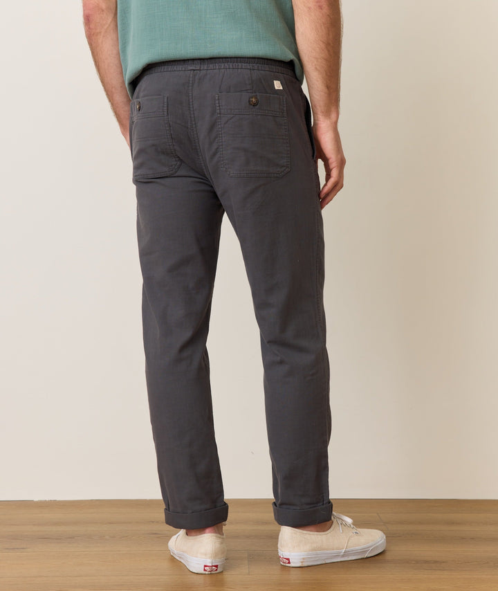 Saturday Stretch Beach Slim Straight Pant | Faded Black