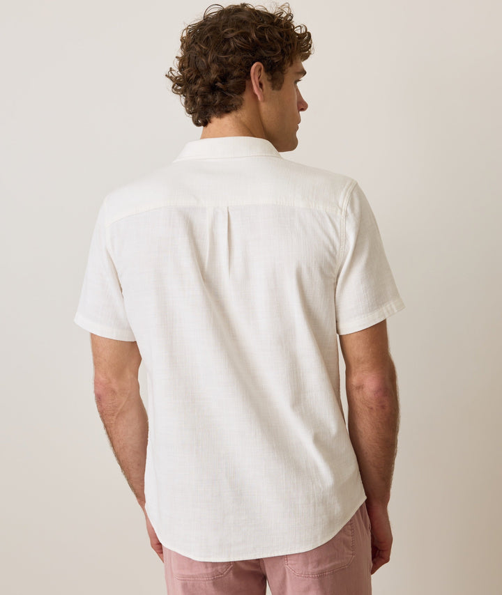 Classic Stretch Selvage Shirt | Natural