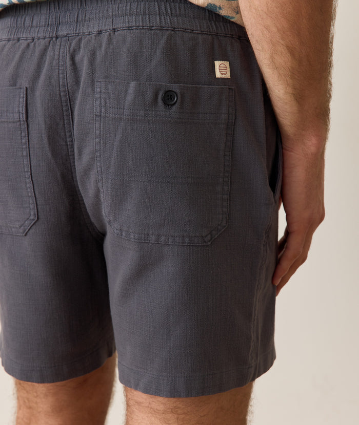 6" Saturday Beach Short | Faded Black
