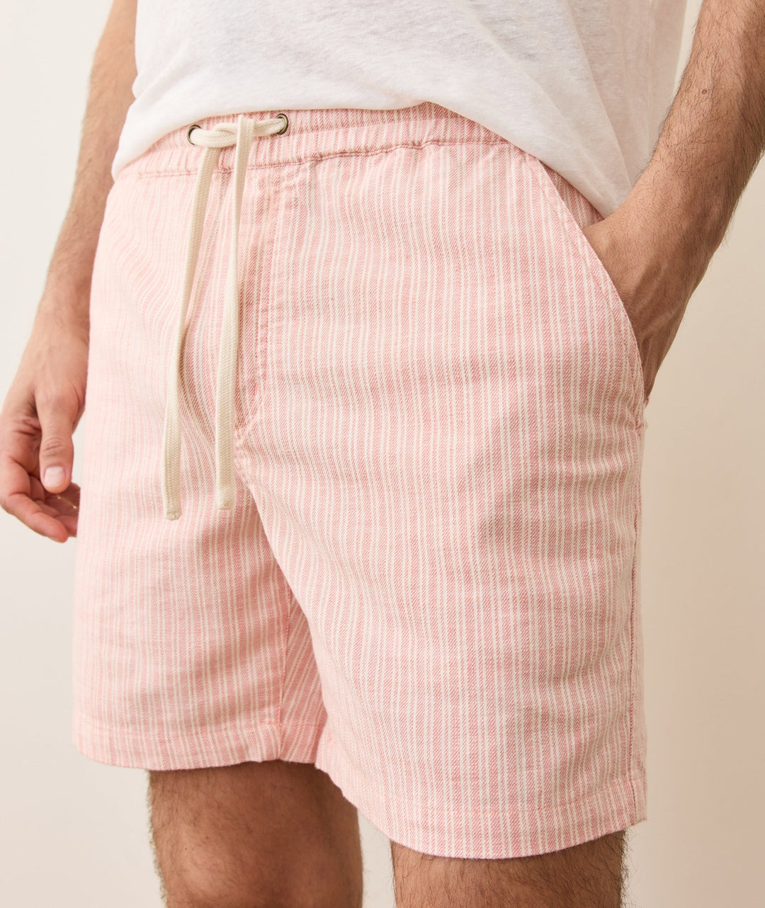 6" Saturday Beach Short | Rosette Stripe