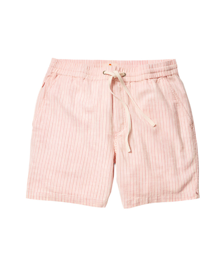 6" Saturday Beach Short | Rosette Stripe