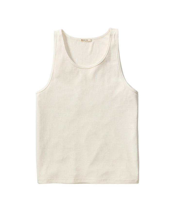 Carter Rib Tank | White