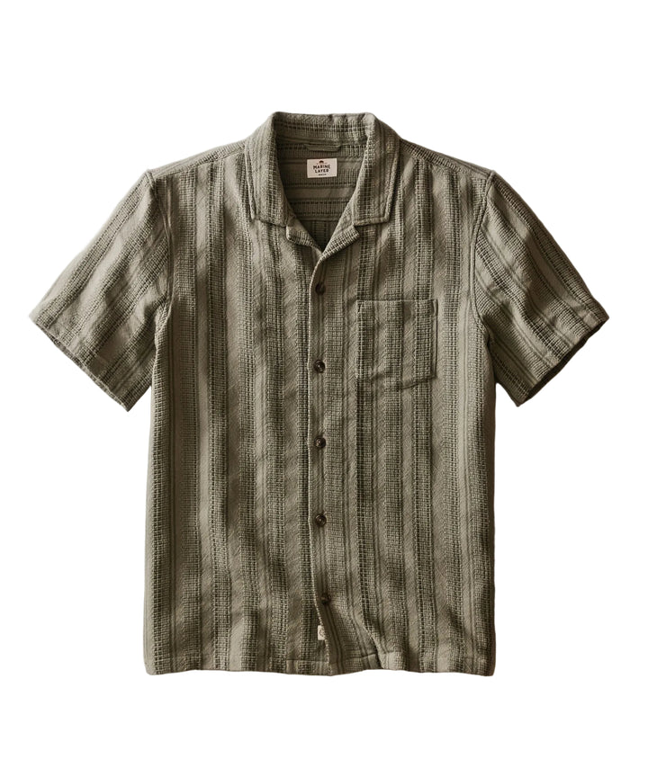 Dobby Resort Shirt | Olive