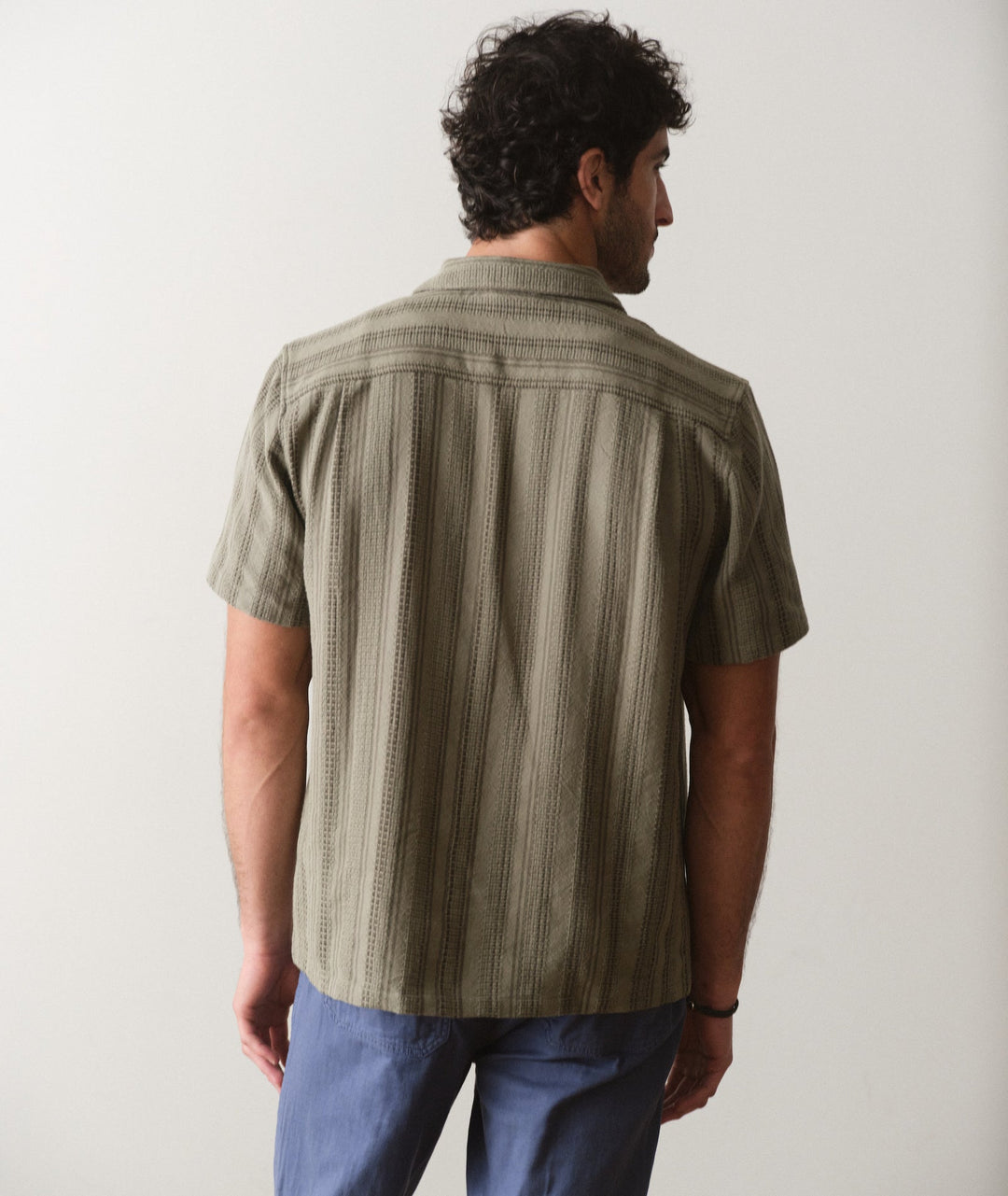 Dobby Resort Shirt | Olive