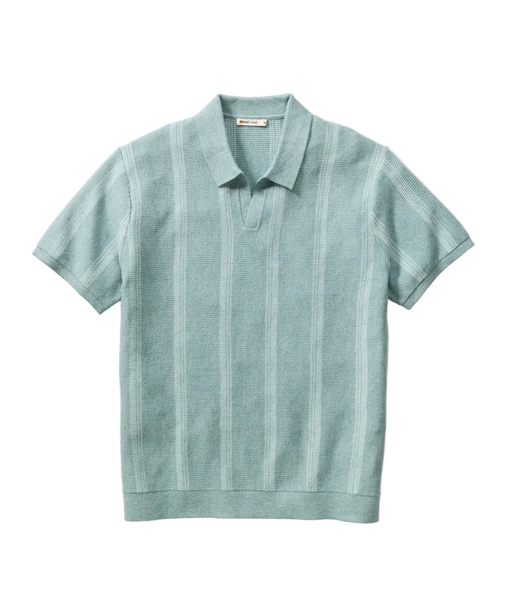 Liam Sweater Polo | Topaz Stripe