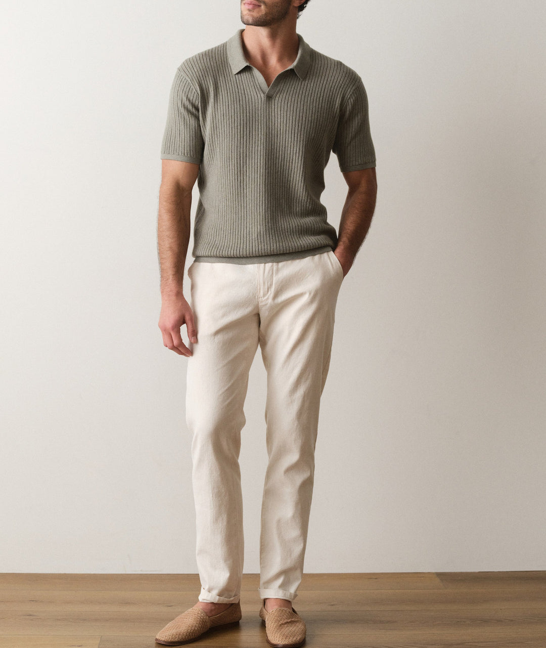 Liam Sweater Polo | Vetiver