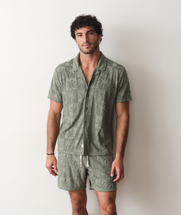 Ricco Terry Resort Shirt | Sea Spray