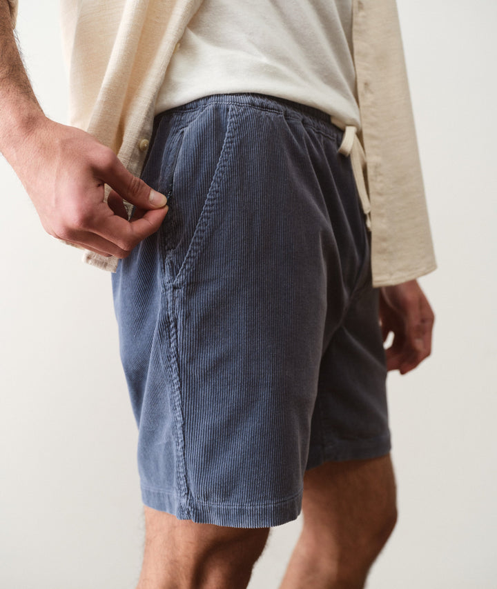 6" Saturday Corduroy Short | Faded Navy