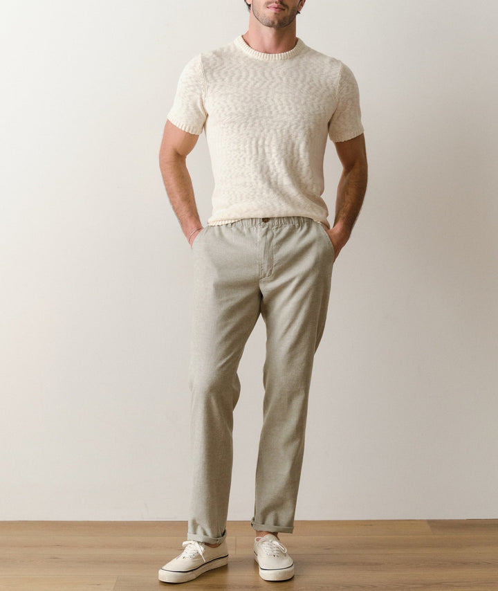 Slub Sweater Tee | Natural