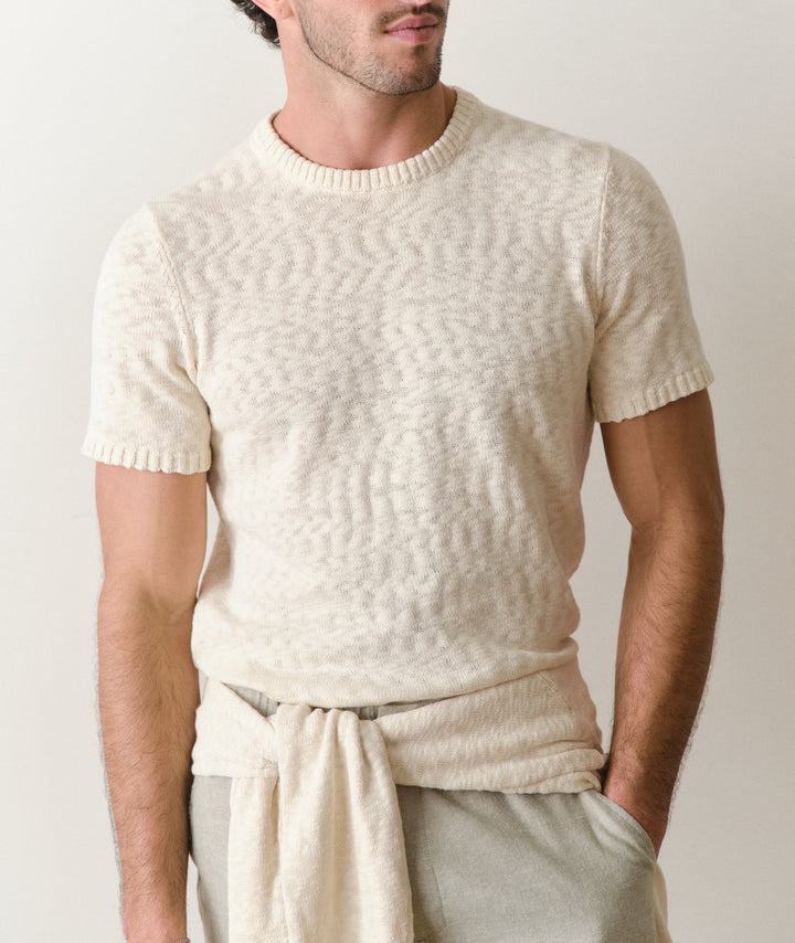 Slub Sweater Tee | Natural
