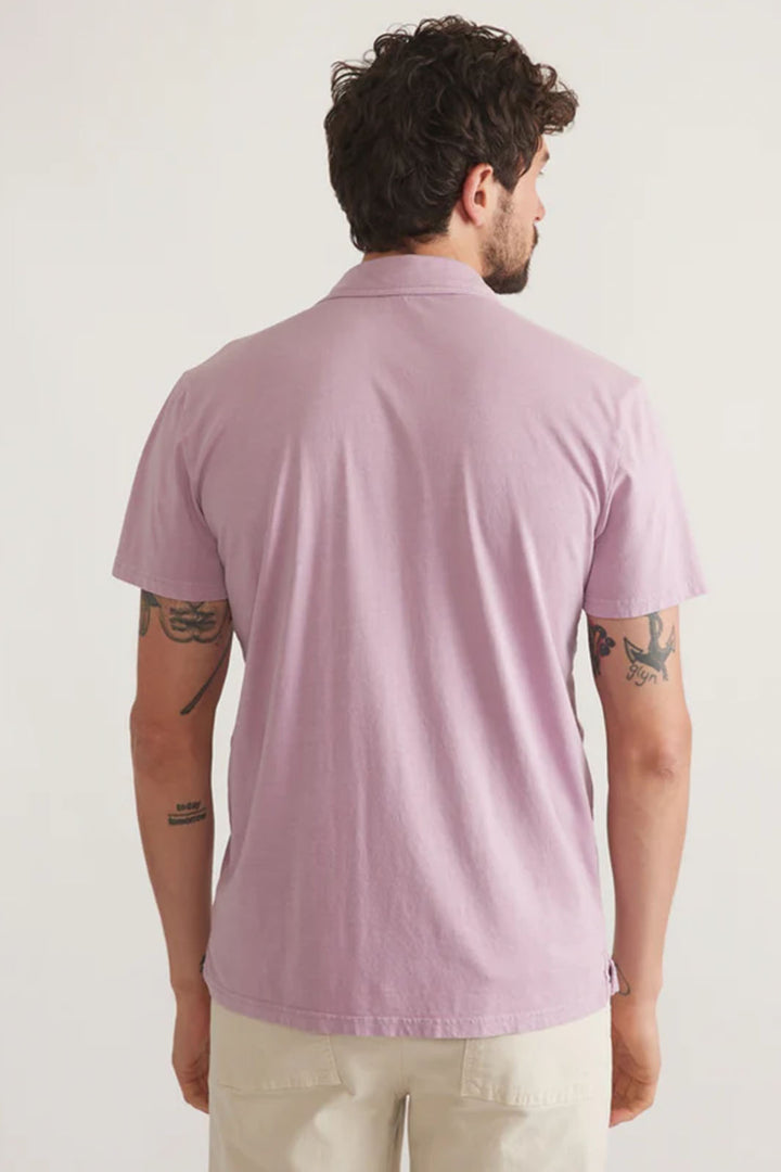 Sea Change Cotton Polo - Lavender Mist