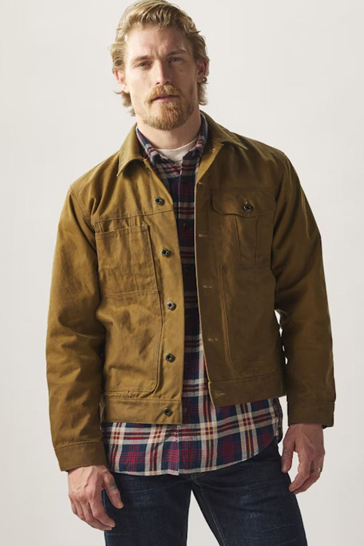 Short Lined Cruiser Jacket - Dark Tan