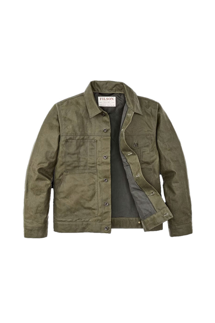 Short Lined Cruiser Jacket - Military Green