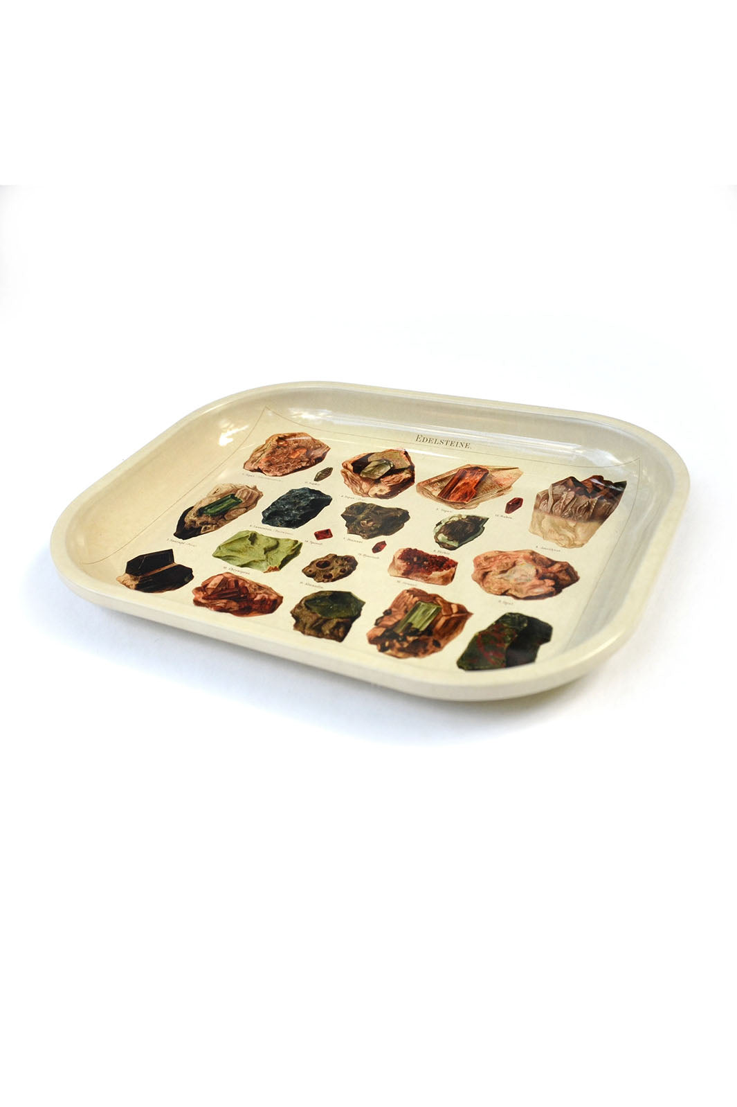 Small Metal Tray - Vintage Gems Print