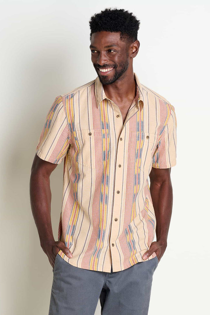 Smythy Button-Up Shirt - Chai Ikat