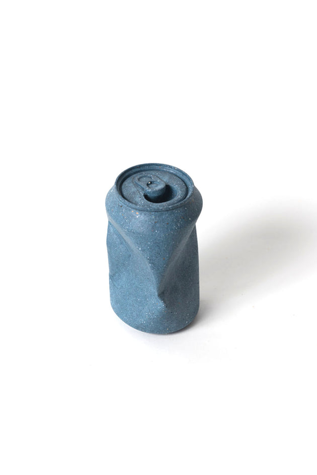 Soda Can Vase - Cobalt Terrazzo