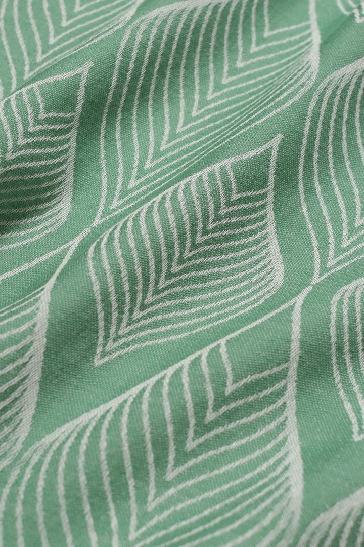 Stachio Shirt - Frosty Green Leaf Jacquard