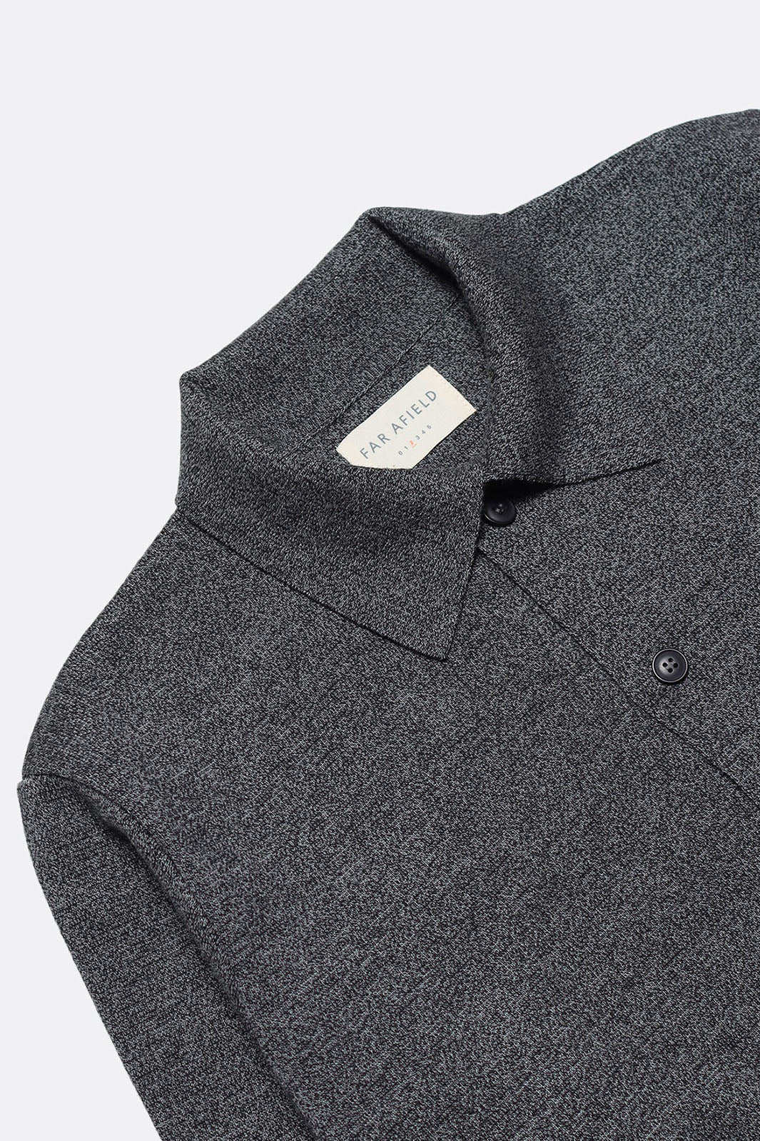 Station Cardigan - Melange Grey/ Black