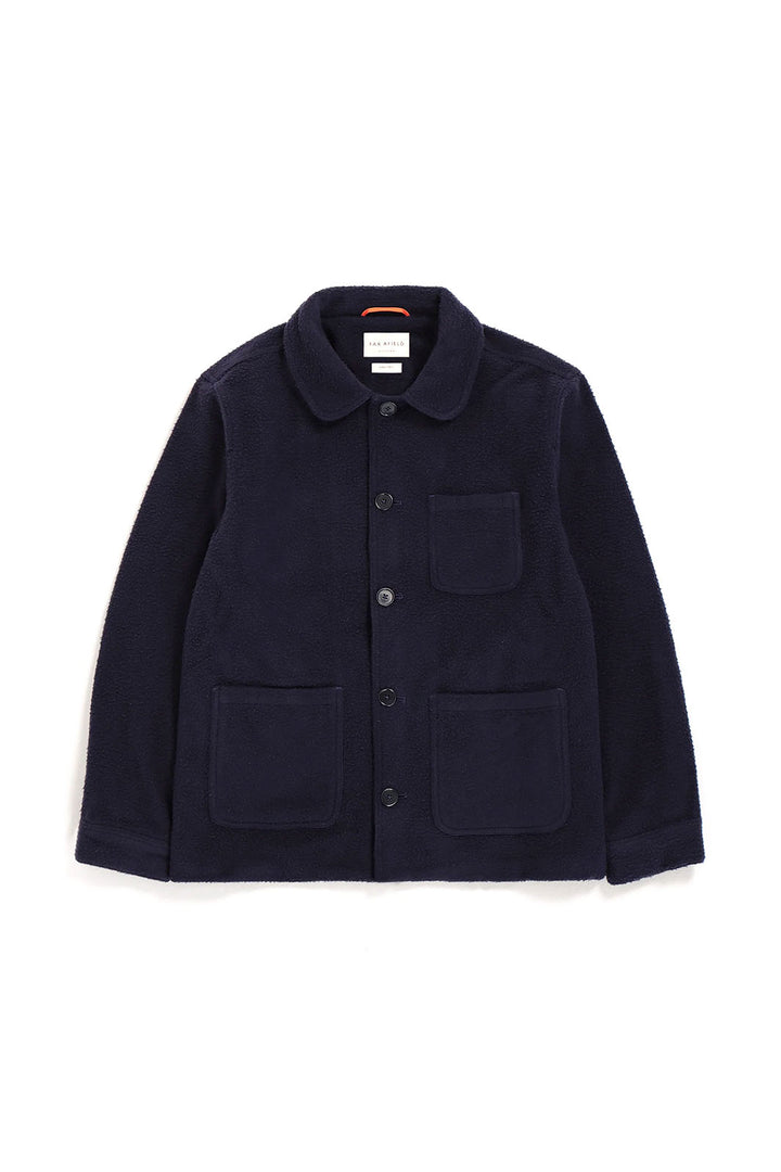 Station Jacket - Navy Iris Melton