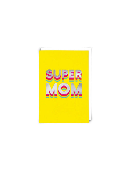 Super Mom Rainbow Card