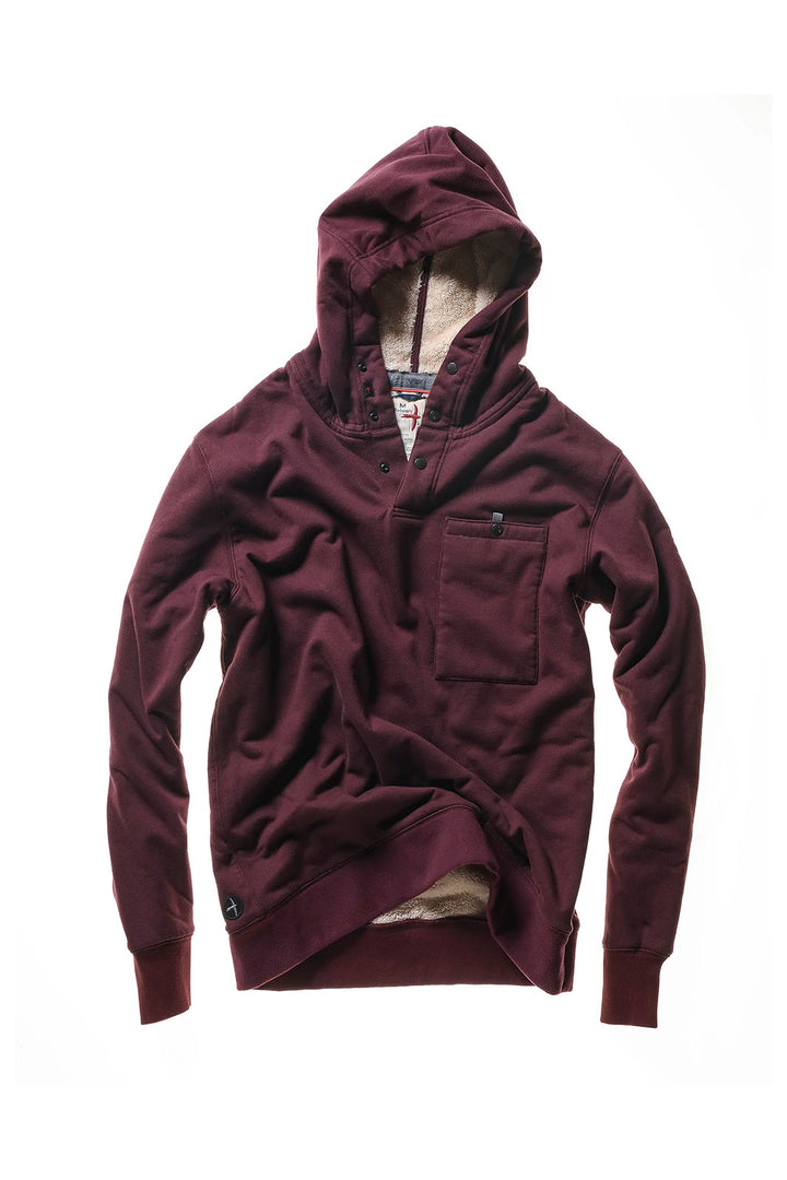 Superfleece Hoodie Sweatshirt - Crimson