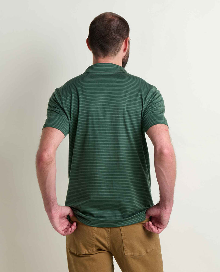 Tempo Polo | Cilantro Pattern