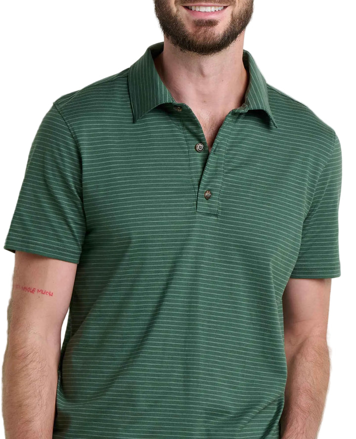 Tempo Polo | Cilantro Pattern