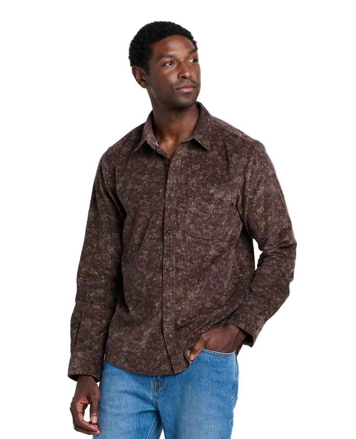 Scouter Corduroy Shirt | Raisin Print