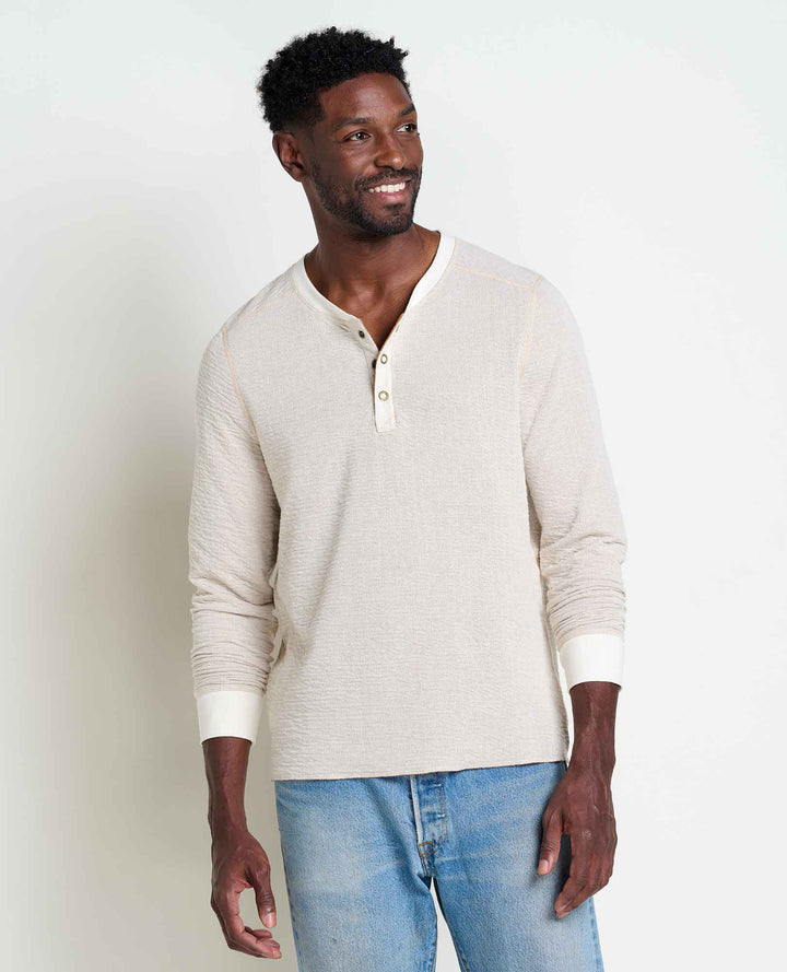 M's Nord Reversible LS Henley | Salt