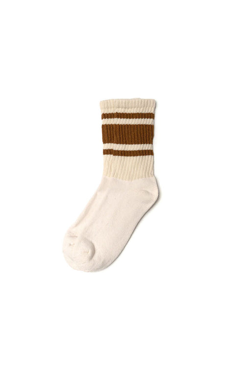 The Mono Stripe Sock - Brown