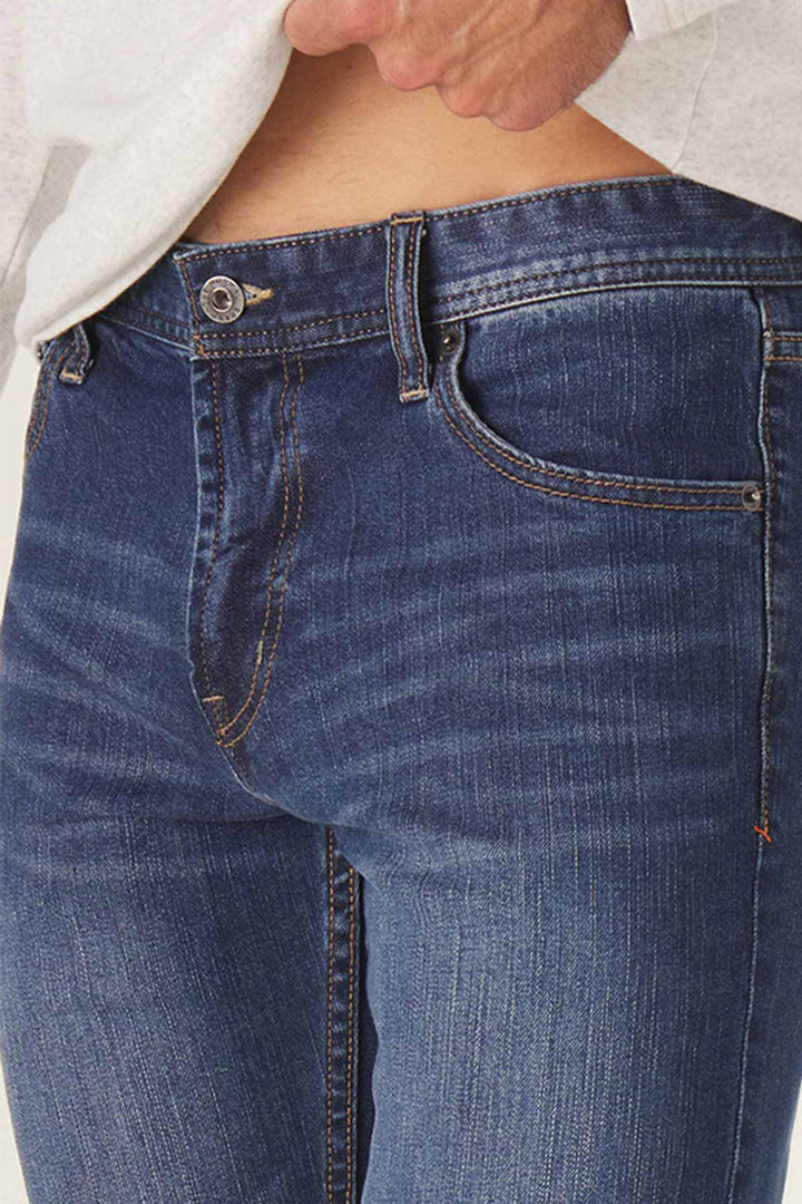 The Normal Jean - Medium Blue Up Close