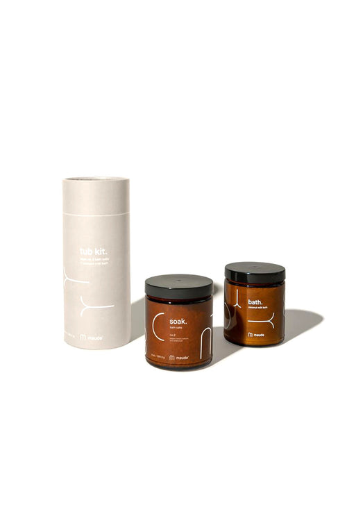 The Tub Kit No.2 - Soaking Salts And Coconut Milk Bath Set