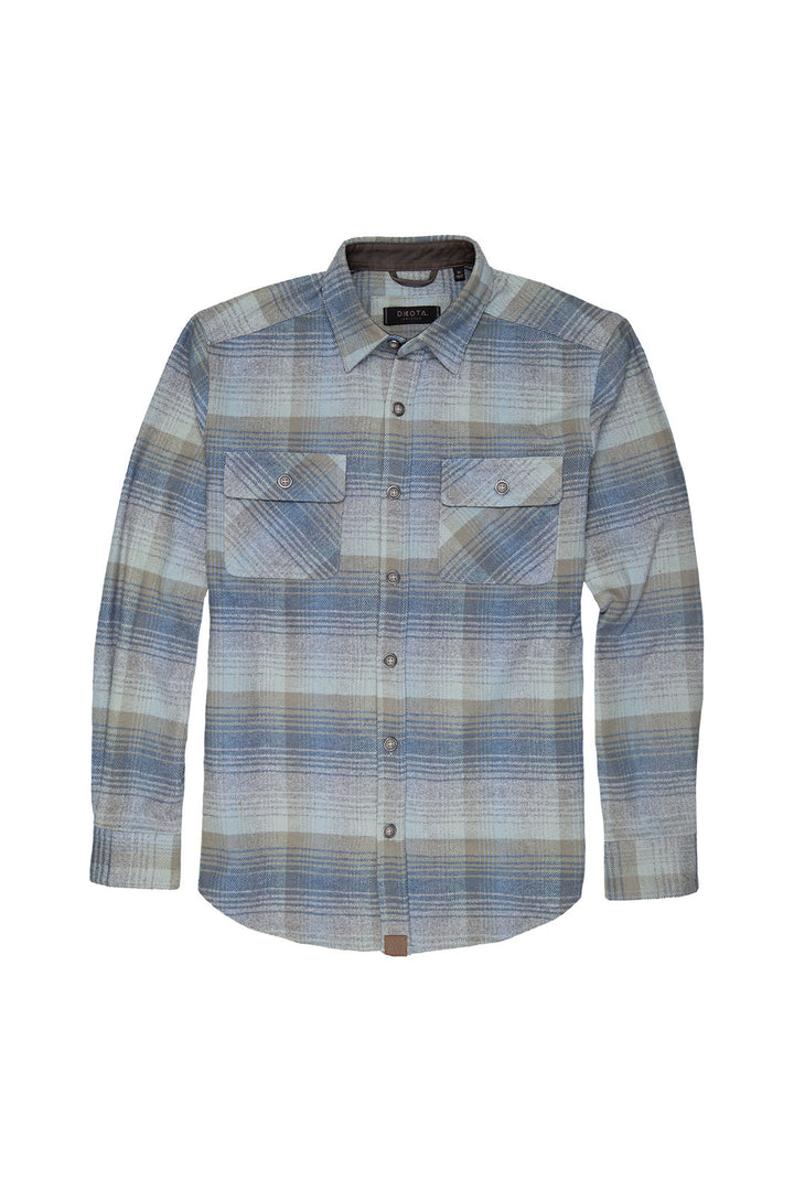 Turk Flannel Button-Up Shirt - Tide Pool