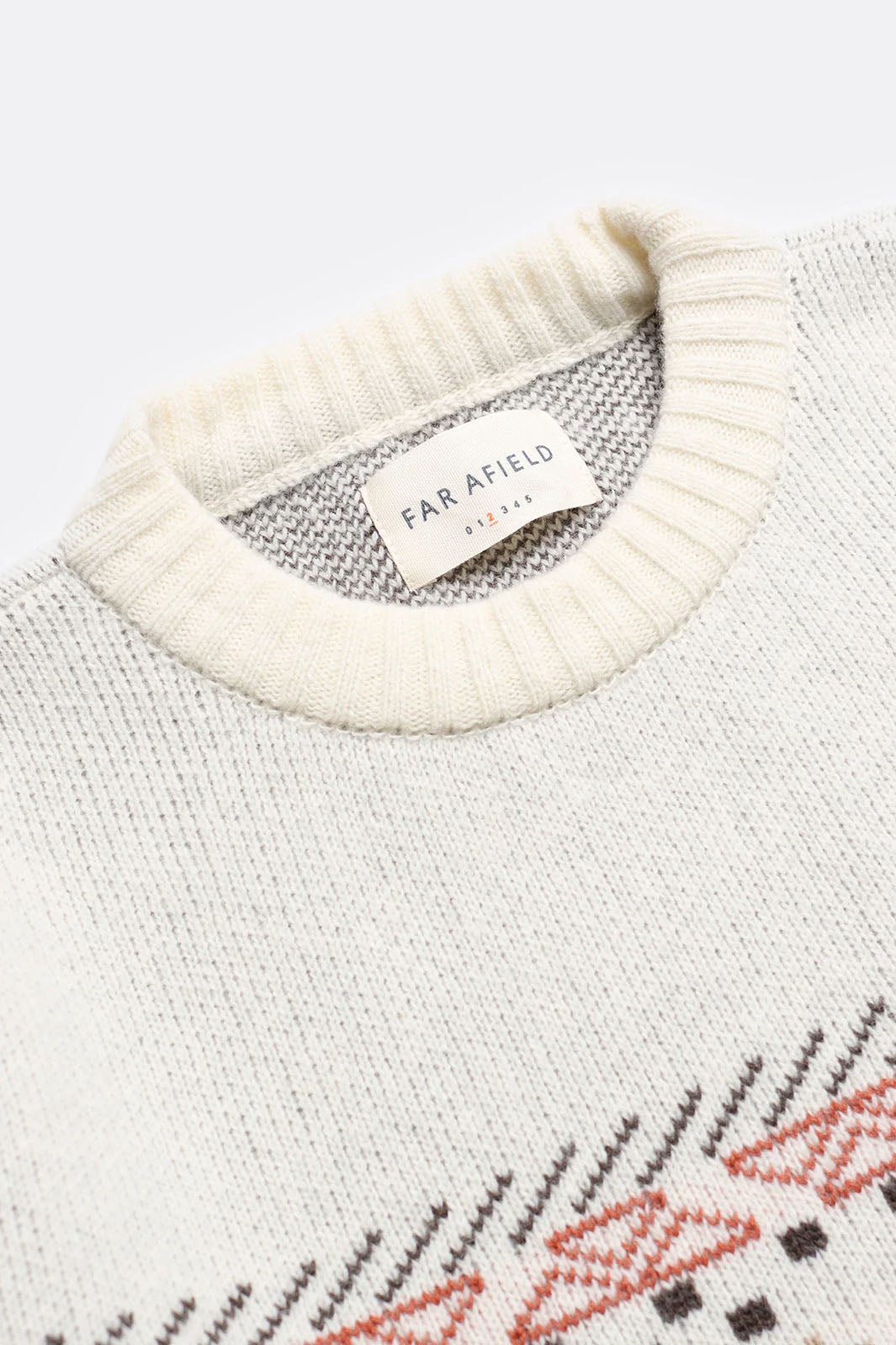 Uichi Knit Sweater - Snow White/ Multi