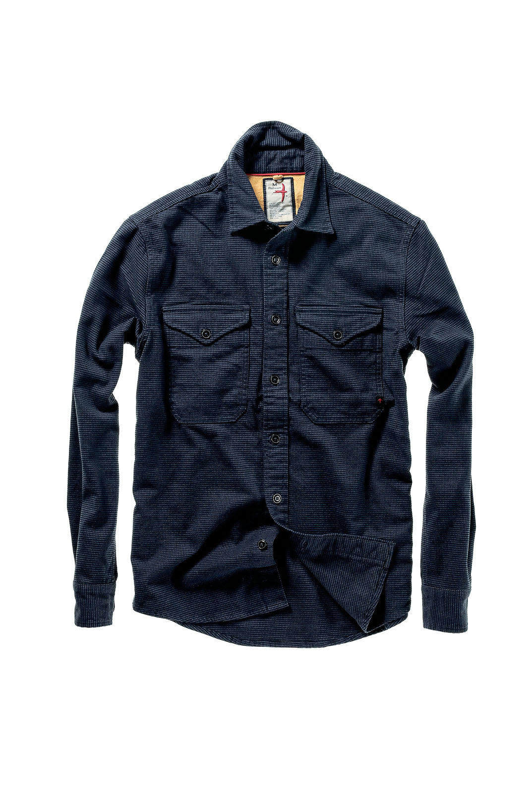 Utility Workshirt - Navy/Black Houndstooth