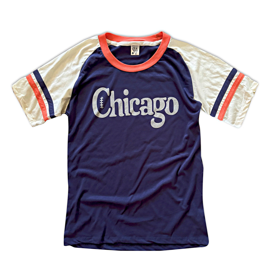 Chicago Football Ringer Tee