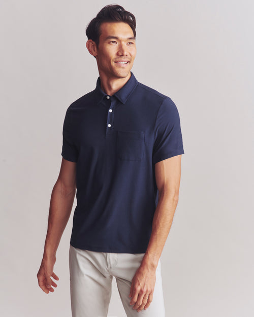 WFH Polo | Navy Heather