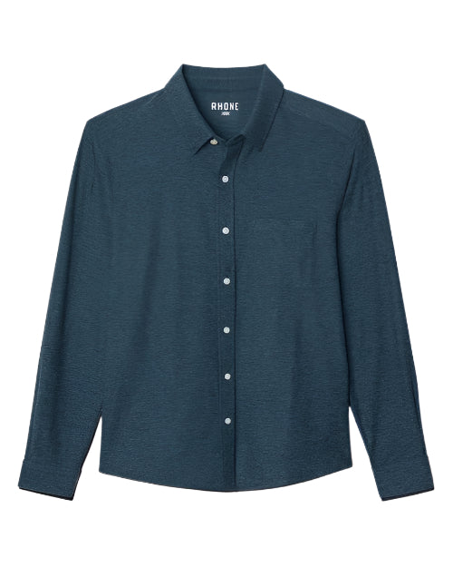 WFH Shirt | Teal/Black Heather