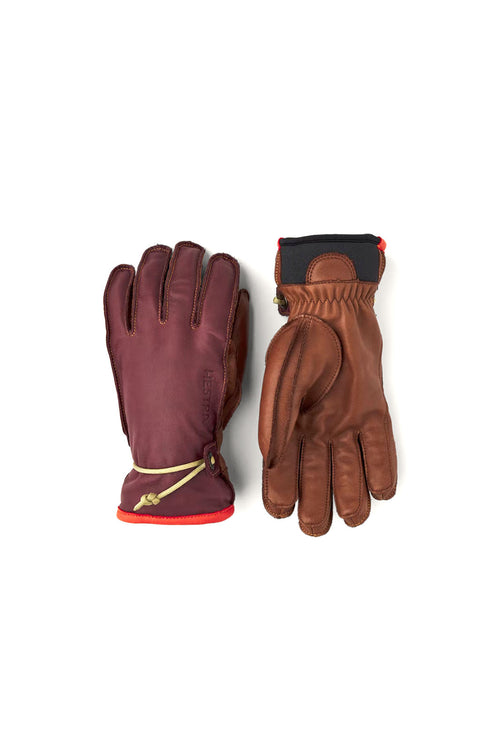 Wakayama Gloves - Bordeaux/Brown