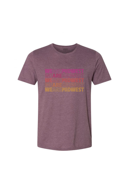 We Are Midwest Tee - Plum