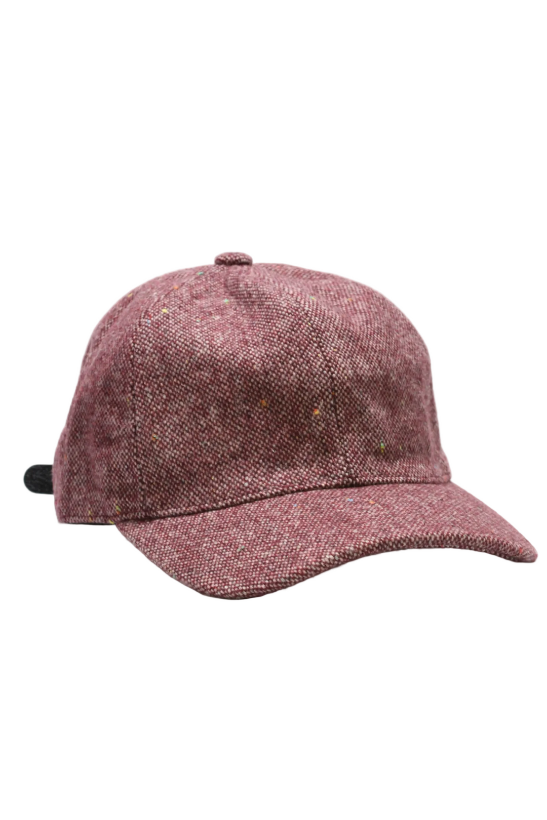 Speckled Wool Hat: Wine Red