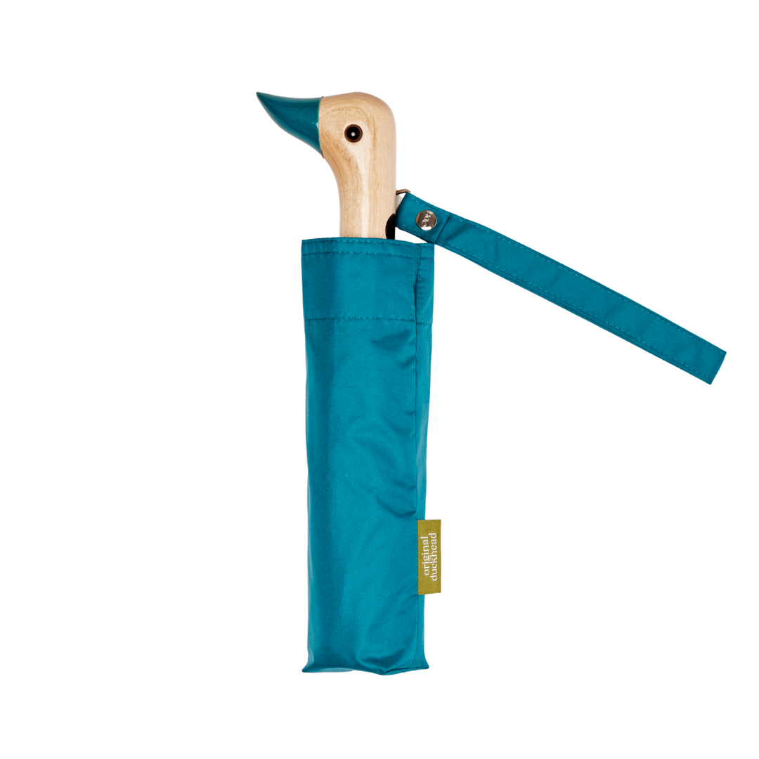 Teal Eco-friendly Original Duckhead Compact Umbrella