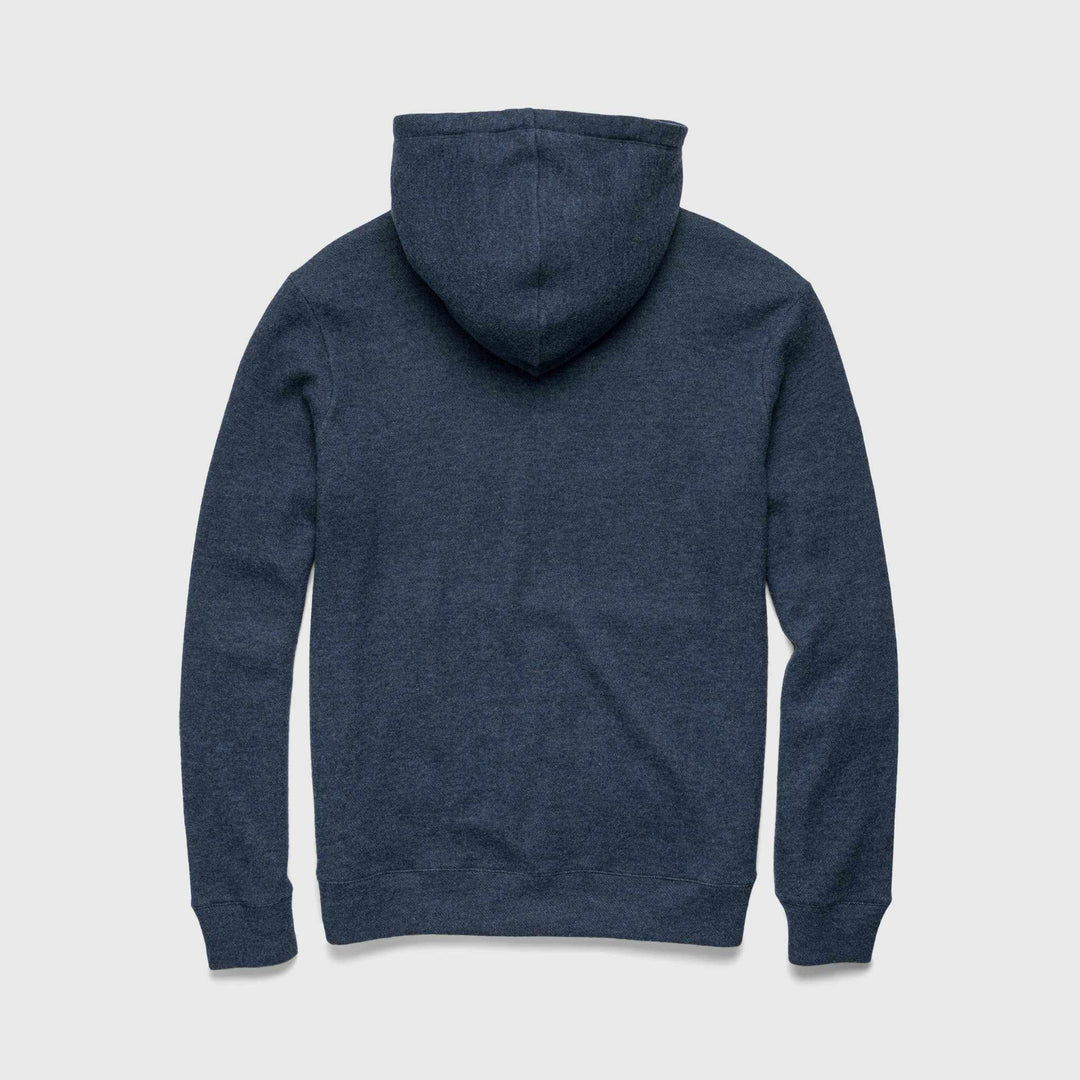Justin Lux Cashmist Popover Hoodie | Navy Heather