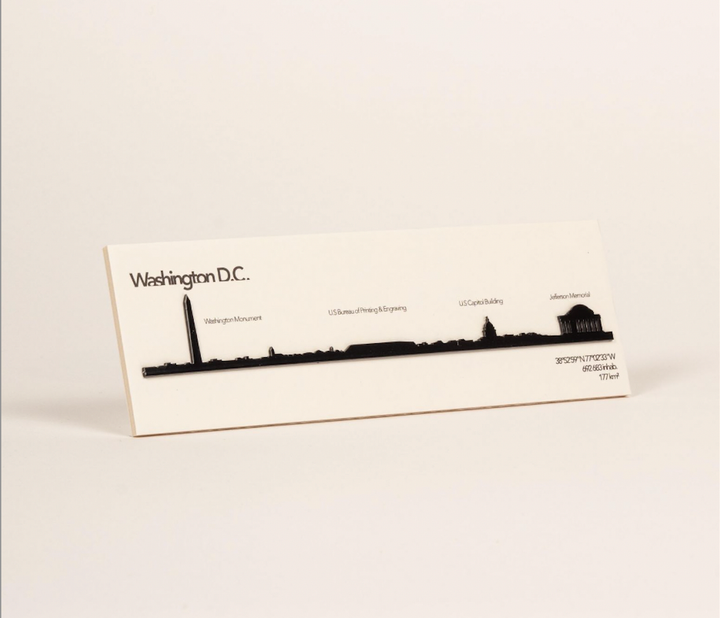 The Line - 7.5" City Skyline Silhouette Mini