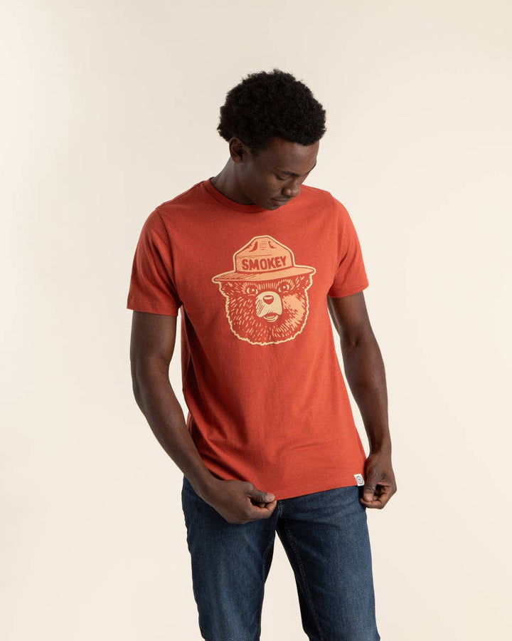 Smokey Logo Short Sleeve Tee | Vintage Red