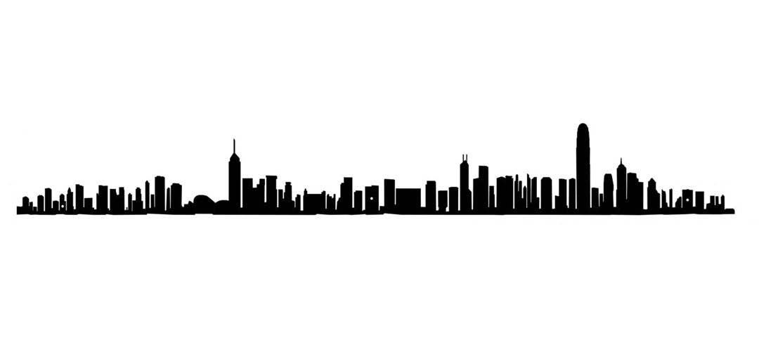 The Line - 19.5" City Skyline Silhouette